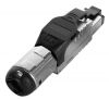 Hyperline PLUE-8P8C-S-C6A-SH-BK