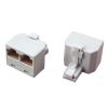 Переходник сетевой LAN, штекер 8Р8С (RJ-45) -2 гнезда 8Р8С (RJ-45) REXANT (06-0113-B)