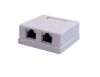 SUPRLAN Компьютерная розетка 8P8C (RJ-45), FTP, 6, 2 порта (DIY) 10-0353-1 SUPRLAN Компьютерная розетка 8P8C (RJ-45), FTP, 6, 2 порта (DIY) 10-0353-1