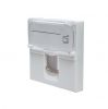 SUPRLAN Лицевая панель 1 порт (45х45, Keystone, шторка, откидное маркировочное окно) (DIY) 10-0301-1