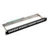 SUPRLAN Модульная патч-панель для Keystone Jack 19", под 24 модуля, FTP, 1U 10-0422