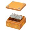 ДКС FSK31410 Коробка стальная FS с кабельными вводами и клеммниками, IP55, 150х150х80 мм, 4р, 450V, 32A, 10 мм2, нерж.контакт
