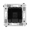 ДКС 4402673 Компьютерная розетка RJ-45 без шторки в стену, кат.6A одинарная, Avanti, черный квадрат ДКС 4402673 Компьютерная розетка RJ-45 без шторки в стену, кат.6A одинарная, Avanti, черный квадрат