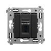 ДКС 4412303 USB 3.0 розетка одинарная в стену, тип А-А, Avanti, черный матовый ДКС 4412303 USB 3.0 розетка одинарная в стену, тип А-А, Avanti, черный матовый