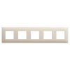 ДКС 4405900 Рамка 5 постов (10 мод.), Avanti, ванильная дымка