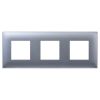 ДКС 4404906 Рамка 3 поста (6 мод.), Avanti, закаленная сталь