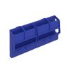 ДКС F08ZZHU1 Шинный держатель FRAME 162мм (4 сегмента, до 20 полюсов), синий (для всех щитков)