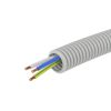 ДКС 9V91625 Электротруба ПВХ гибкая гофр. д.16мм, цвет серый, с проводом ПуВ 3х2,5мм² РЭК "ГОСТ+", 25м