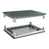ДКС R5RKTB412 Крыша и основание RAL7011 для корпусов CQE, ШхГ 400х1200 мм, комплект RAM block