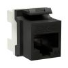 ДКС RNK6AU180BK Модуль Keystone RJ45 CAT 6А неэкранированный (UTP), 180 градусов, черный