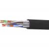 ДКС RN6FUK01UBK Кабель витая пара кат. 6 экранированный F/UTP, 4 пары, нг(А)-HF, для внешней/внутренней прокладки, чёрный, катушка 305 м