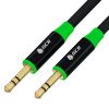 GCR PRO Кабель 5.0m аудио jack 3.5mm/jack 3.5mm черный, GOLD, AL корпус, M/M GCR-54763