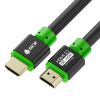 GCR PRO Кабель 1.0m HDMI 2.1, черный, Ultra HD 8K 60Hz, 4K 144Hz, динамический HDR, 4:4:4, 48.0 Гбит/с, 3Х экран с армированием GCR-55548