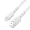 GCR Кабель 1.0m USB AM/Lightning - поддержка всех IOS, MFi, белый GCR-54251
