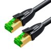 GCR PRO Патч-корд PROF прямой 20.0m, FTP медь кат.6, черный, экранированный, коннекторы 24K GOLD, Deluxe ethernet high speed 10 Гбит/с, RJ45, T56 GCR-52573