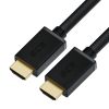 GCR Кабель 1.5m HDMI Ultra HD 4K 60Hz, Full HD, 3D, черный, 24K GOLD, 30/30 AWG, 2 Х экран GCR-HM410-1.5m