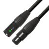 GCR Кабель 15.0m микрофонный XLR M / XLR F, черный, AL case GCR-53376