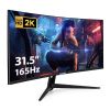 LCD ExeGate 31.5" EC3200TA Combat  {VA Curved 2560x1440 165Hz 1ms 16:9 300cd 3500:1 178/178 HDMI2.0