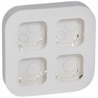  - Legrand Quteo Бел 4пост.рамка накл.монтажа (782294)