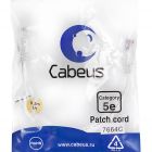  - Cabeus PC-UTP-RJ45-Cat.5e-0.3m-WH