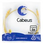  - Cabeus PC-UTP-RJ45-Cat.5e-1m-YL