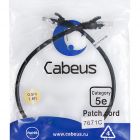  - Cabeus PC-UTP-RJ45-Cat.5e-0.5m-BK