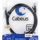  - Cabeus PC-UTP-RJ45-Cat.5e-1.5m-BK