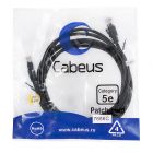  - Cabeus PC-UTP-RJ45-Cat.5e-3m-BK