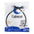  - Cabeus PC-UTP-RJ45-Cat.5e-0.5m-BK-LSZH