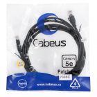  - Cabeus PC-UTP-RJ45-Cat.5e-3m-BK-LSZH