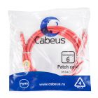 - Cabeus PC-UTP-RJ45-Cat.6-3m-RD