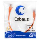 Cabeus PC-UTP-RJ45-Cat.6-0.3m-OR - Cabeus PC-UTP-RJ45-Cat.6-0.3m-OR