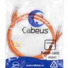  - Cabeus PC-UTP-RJ45-Cat.6-1m-OR