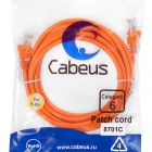  - Cabeus PC-UTP-RJ45-Cat.6-3m-OR