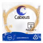 Cabeus PC-UTP-RJ45-Cat.6-2m-YL - Cabeus PC-UTP-RJ45-Cat.6-2m-YL