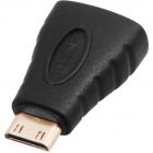  - REXANT ПЕРЕХОДНИК гн.HDMI - шт.Mini HDMI GOLD  (17-6801)