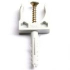  - ДКС 51332 Держатель с защелкой и дюбелем, д.32мм