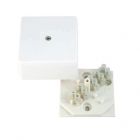  - Коробка распределительная ОП 75х75х30мм с клемм. бел. HEGEL КРК2702