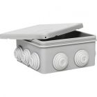  - Коробка распаячная КМР-030-014 наружная с крышкой 100х100х55 АБС 10 мембранных вводов IP55 EKF plc-kmr-030-014