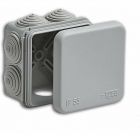 Коробка распределительная ОП 70х70х40мм 7 вводов IP55 сер. Ruvinil 67030 - Коробка распределительная ОП 70х70х40мм 7 вводов IP55 сер. Ruvinil 67030