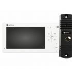  - Комплект видеодомофона Optimus VM-7.0 (w)+ DS-700L (черный)