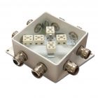  - Гефест КМ-О (6к)-IP66-120х120, восемь вводов