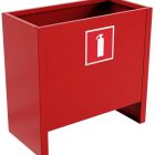 НПО Пульс П-15-2 под два огнетушителя, 200х400х380мм, красная 5502010400001 - НПО Пульс П-15-2 под два огнетушителя, 200х400х380мм, красная 5502010400001