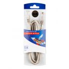  - Rexant Пaтч-корд U/UTP, CAT 5e, RJ45-RJ45, неэкранированный, PVC, серый, 1,5м (06-3202)