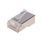  - Разъем cквозной RJ-45(8P8C) под витую пару, FTP, CAT 6 REXANT (05-1029)