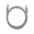  - Патч-корд U/UTP, CAT 5e, RJ45-RJ45, 26AWG, LSZH, серый, 2м REXANT (02-0100-2)