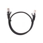  - Патч-корд U/UTP, CAT 5e, RJ45-RJ45, 26AWG, LSZH, черный, 0,5м REXANT (02-0102-05)