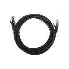 Патч-корд U/UTP, CAT 6, RJ45-RJ45, 26AWG, LSZH, черный, 3м REXANT (02-0292-3) - Патч-корд U/UTP, CAT 6, RJ45-RJ45, 26AWG, LSZH, черный, 3м REXANT (02-0292-3)