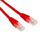  - Патч-корд U/UTP, CAT 6, RJ45-RJ45, 26AWG, LSZH, красный, 0,3м REXANT (02-0293-03)