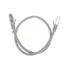  - Патч-корд S/FTP, CAT 6A (10G), RJ45-RJ45, 28AWG, LSZH, серый, 0,5м REXANT (02-0390-05)